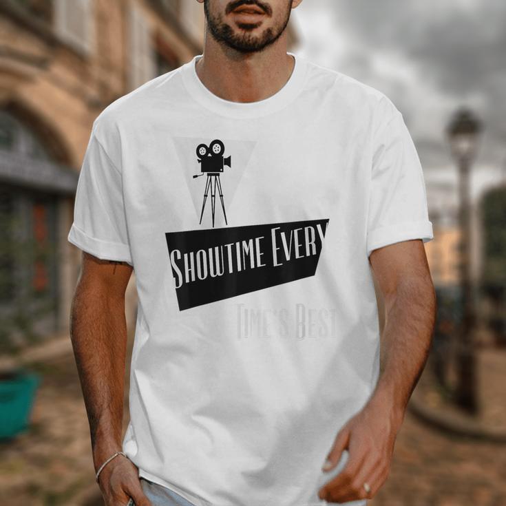 Showtime Every Moment Cinema Nostalgia Film Buff Humor Unisex T-Shirt