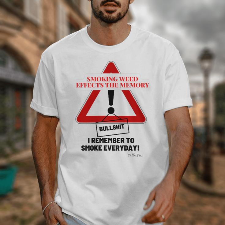 Smoking Weed Effects The Memory Unisex T-Shirt