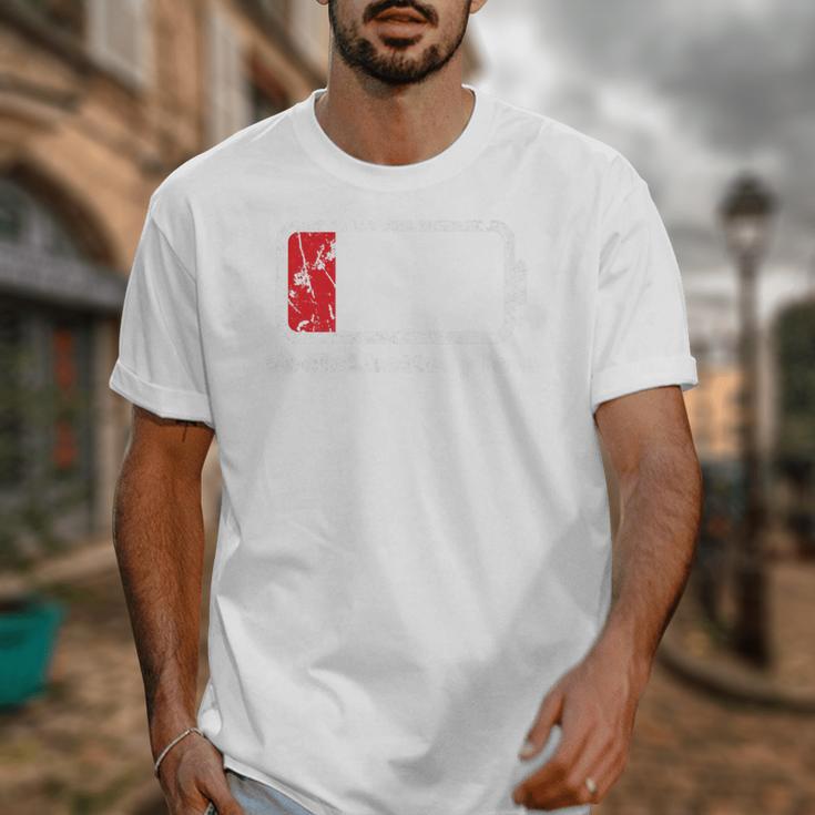 Social Battery Low Introvert Premium Unisex T-Shirt Social Battery Low Introvert Premium Unisex T-Shirt