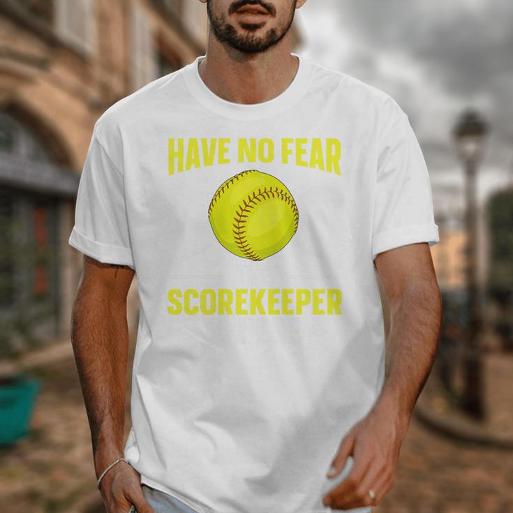 Softball Scorekeeper For a Score Book Keeper Premium Tri-Blend Unisex T-Shirt