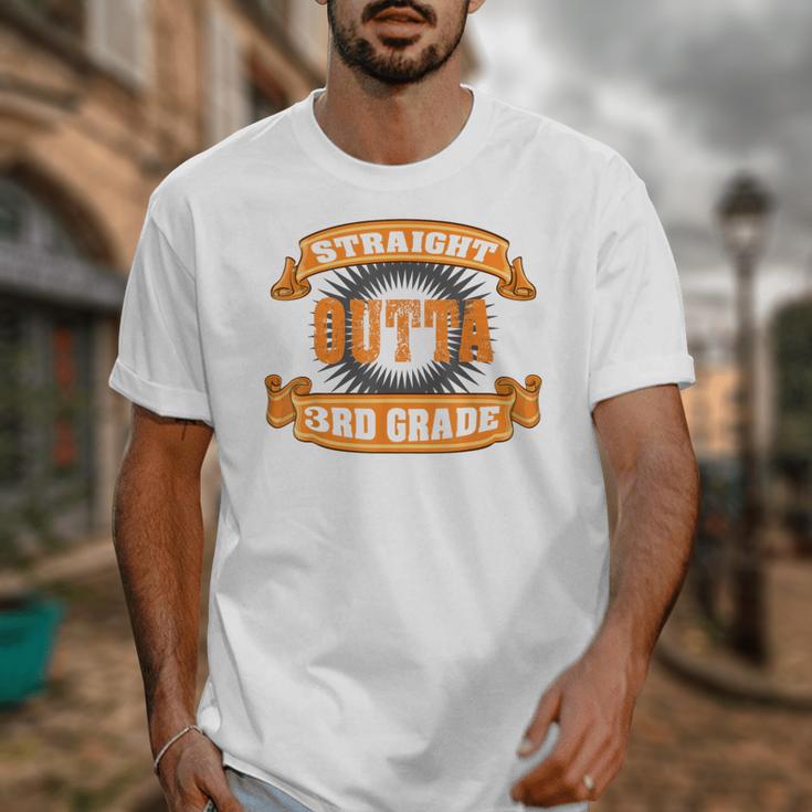 Straight Outta 3rd GradeShirt Third Graduation Boys Girls Unisex T-Shirt