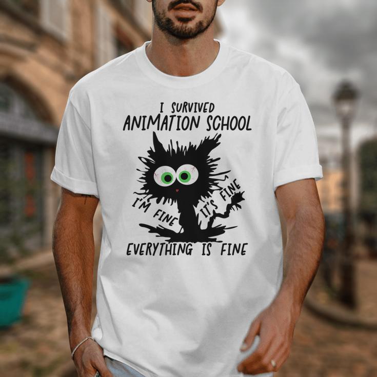 I Survived Animation School Graduation 2026 Unisex T-Shirt