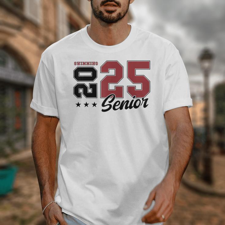 Swimming Senior Night Swimming Senior 2025 Graduation 59 Unisex T-Shirt