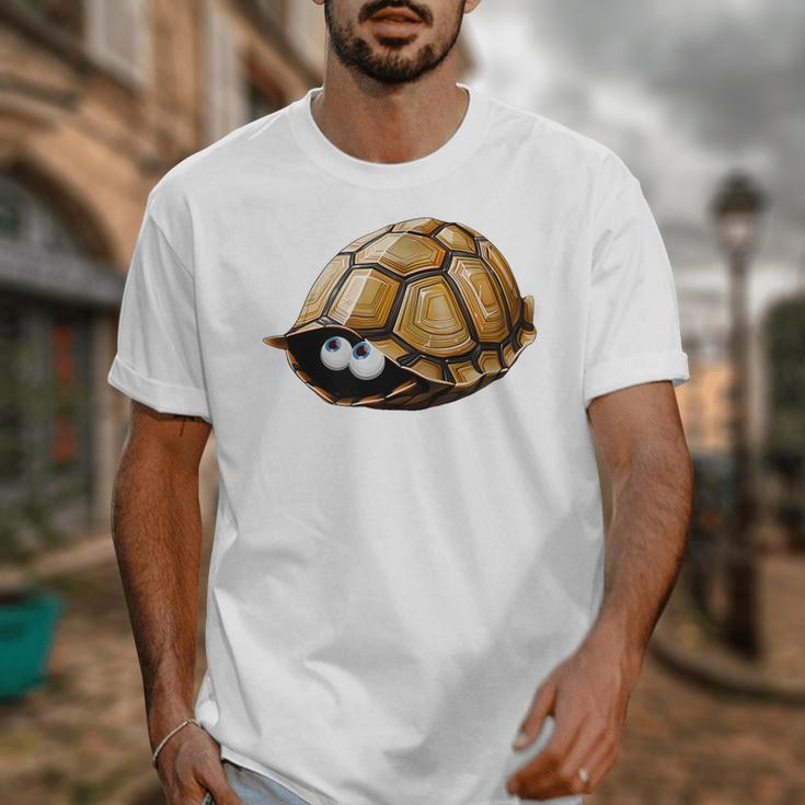 Timid Turtle Cute Introvert Misanthropic Antisocial Unisex T-Shirt Timid Turtle Cute Introvert Misanthropic Antisocial Unisex T-Shirt