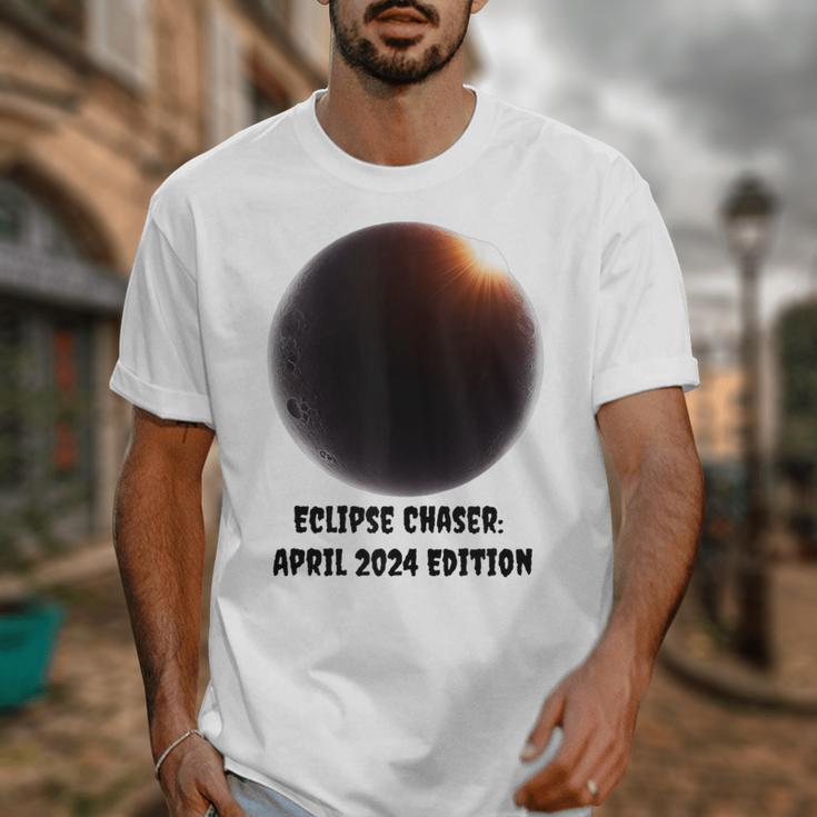 Total Solar Eclipse April 2024 Sky Watcher Memory Unisex T-Shirt Total Solar Eclipse April 2024 Sky Watcher Memory Unisex T-Shirt