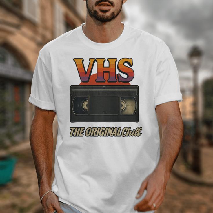VHS Tape Nostalgia Old School Technology Humor Premium Unisex T-Shirt VHS Tape Nostalgia Old School Technology Humor Premium Unisex T-Shirt