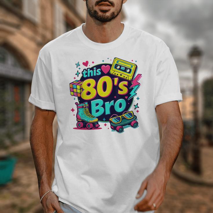 Vintage 80s Bro Eighties Party Costume 80s Nostalgia Unisex T-Shirt