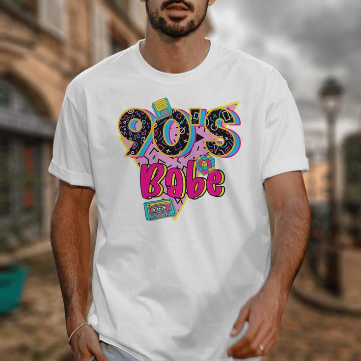 Vintage 90's Babe Party Back To 90s Cassette Nostalgia Premium Tri-Blend Unisex T-Shirt