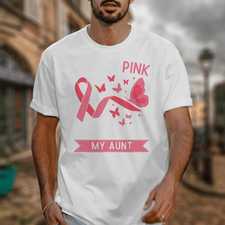 I Wear Pink In Memory Of My Aunt Unisex T-Shirt I Wear Pink In Memory Of My Aunt Unisex T-Shirt