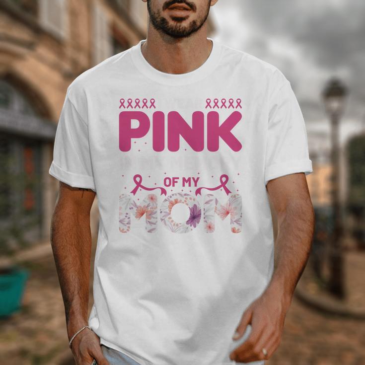 I Wear Pink In My Memory Of My Mom Support For Mom Grandma Unisex T-Shirt I Wear Pink In My Memory Of My Mom Support For Mom Grandma Unisex T-Shirt