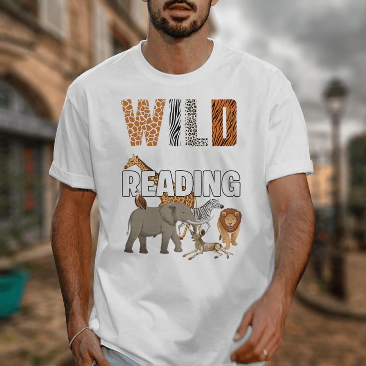 Wild About Reading Book Reader Book Nerd Book Reading Lover Premium Tri-Blend Unisex T-Shirt