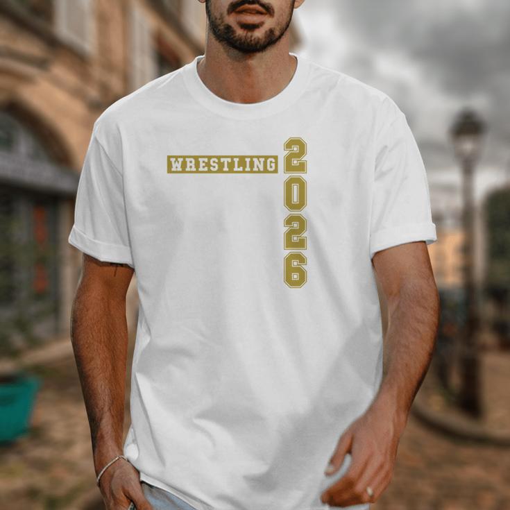 Wrestling Senior Night Wrestling Senior 2026 Graduation 43 Unisex T-Shirt