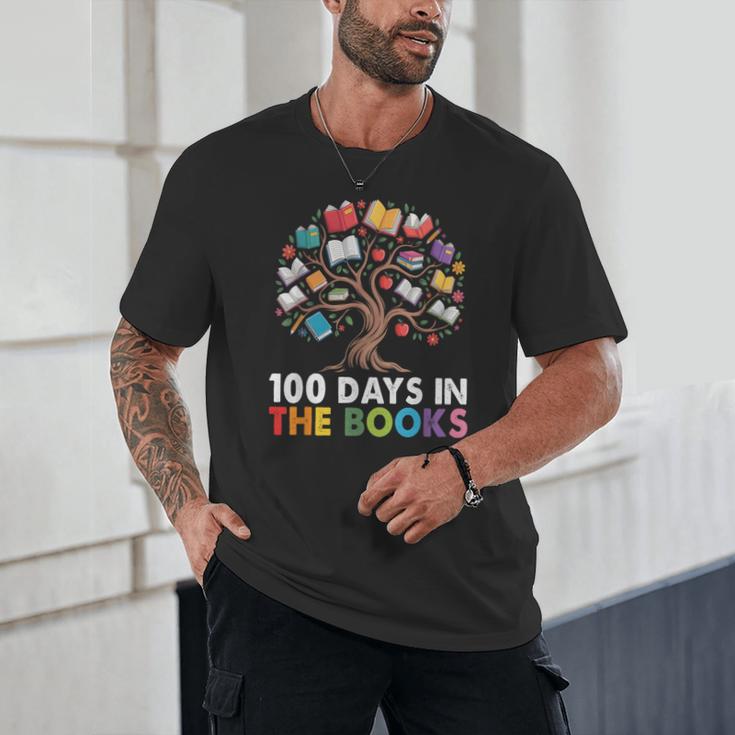 100 Days In The Books Reading Teachers Librarians School Unisex T-Shirt 100 Days In The Books Reading Teachers Librarians School Unisex T-Shirt