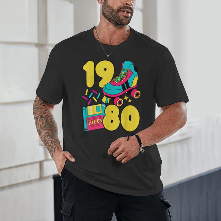 1980 Retro Raised In The 80s Old School Nostalgia Vibes Unisex T-Shirt