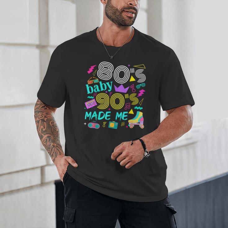 1980s 80's Baby 1990s 90's Made Me Birthday Nostalgia Vibes Unisex T-Shirt 1980s 80's Baby 1990s 90's Made Me Birthday Nostalgia Vibes Unisex T-Shirt