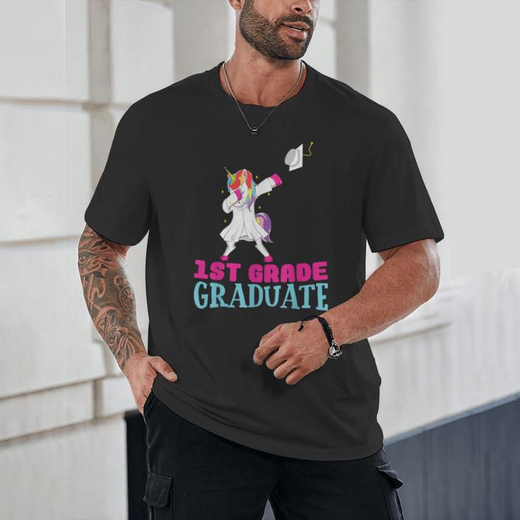 1st Grade Graduation Dabbing Unicorn Lover T-Shirt Kids Unisex T-Shirt