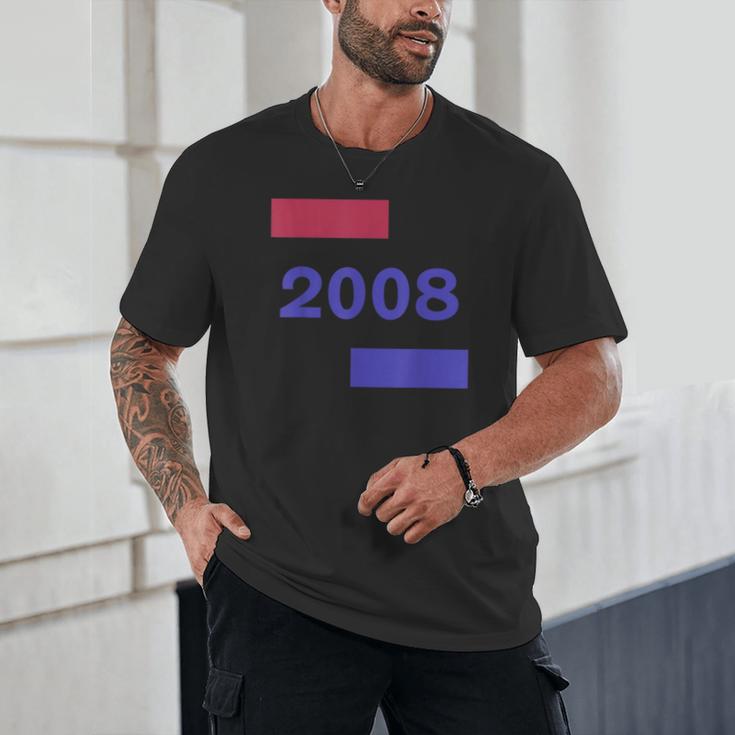 2008 Year Bold Statement Timeless Memory Birthday Unisex T-Shirt