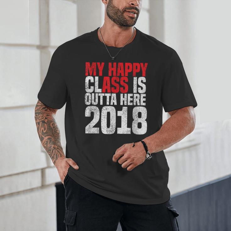 2018 Senior Graduation My Happy Class Shirt Unisex T-Shirt