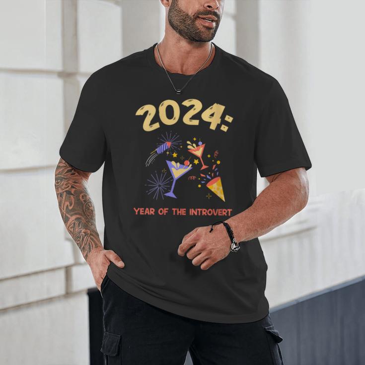 2024 Year Of The Introvert New Year Adventures Unisex T-Shirt 2024 Year Of The Introvert New Year Adventures Unisex T-Shirt