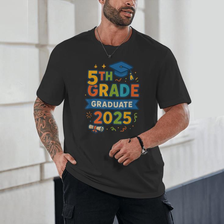 5th Grade Graduation 2025 Graphic – Class Of 2025 Theme Unisex T-Shirt