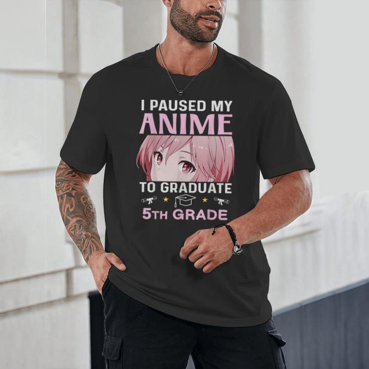 5th Grade Graduation Anime 2025 Graduate Elementary Girls Unisex T-Shirt