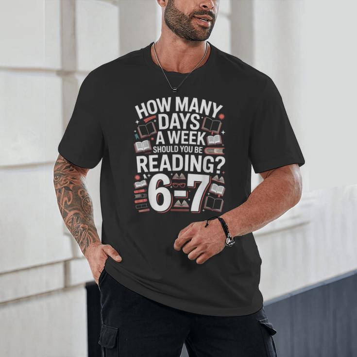 67 For Reading With Books Unisex T-Shirt