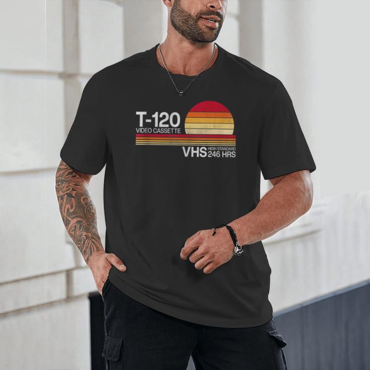 70's 80's 90's Music Nostalgia Video Cassette Tape VHS Retro Unisex T-Shirt 70's 80's 90's Music Nostalgia Video Cassette Tape VHS Retro Unisex T-Shirt