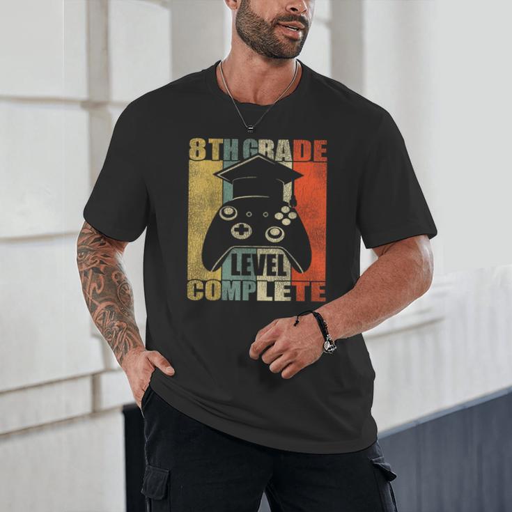 8th Grade Level Complete Gamer Class Of 2024 Graduation Unisex T-Shirt