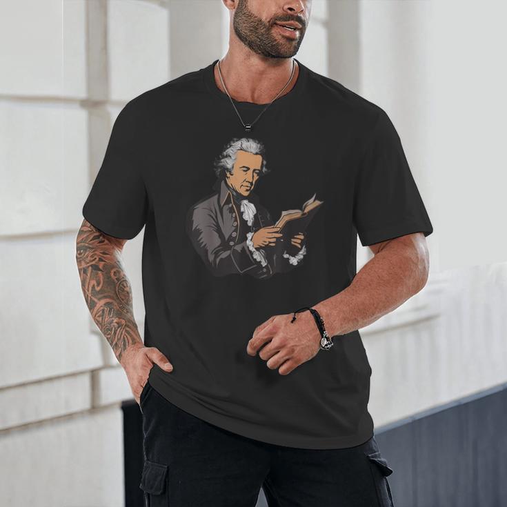 Alexander Hamilton Reading A Book Unisex T-Shirt Alexander Hamilton Reading A Book Unisex T-Shirt