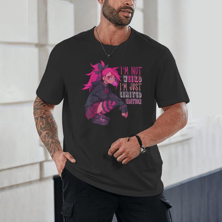 Anime Girl I'm Not Weird Just Limited Edition Introvert Goth Unisex T-Shirt