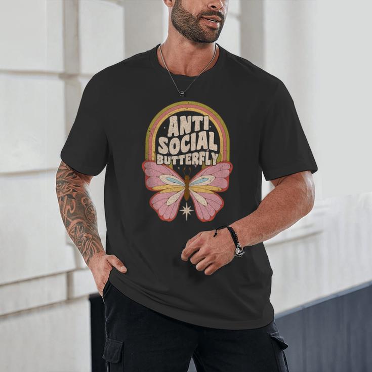 Anti-Social Introvert Butterfly Lover Unisex T-Shirt Anti-Social Introvert Butterfly Lover Unisex T-Shirt