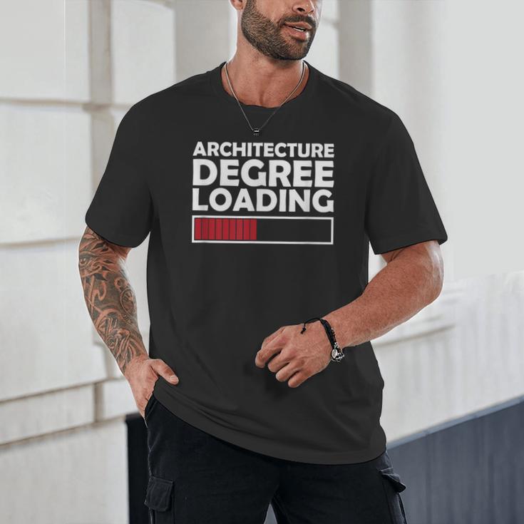 Architecture Degree Loading Graduation Student Unisex T-Shirt