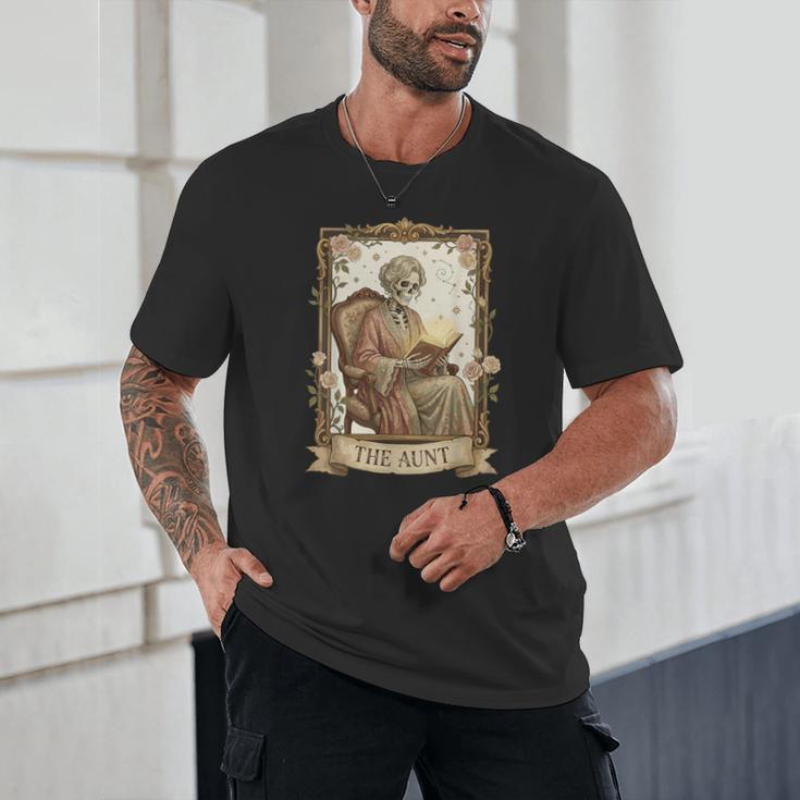 The Aunt Tarot Card Women Skeleton Aunty Book Lover Unisex T-Shirt The Aunt Tarot Card Women Skeleton Aunty Book Lover Unisex T-Shirt
