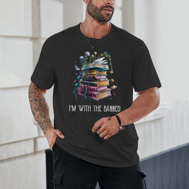 Im With The Banned Book Readers Librarians Read Banned Books Unisex T-Shirt