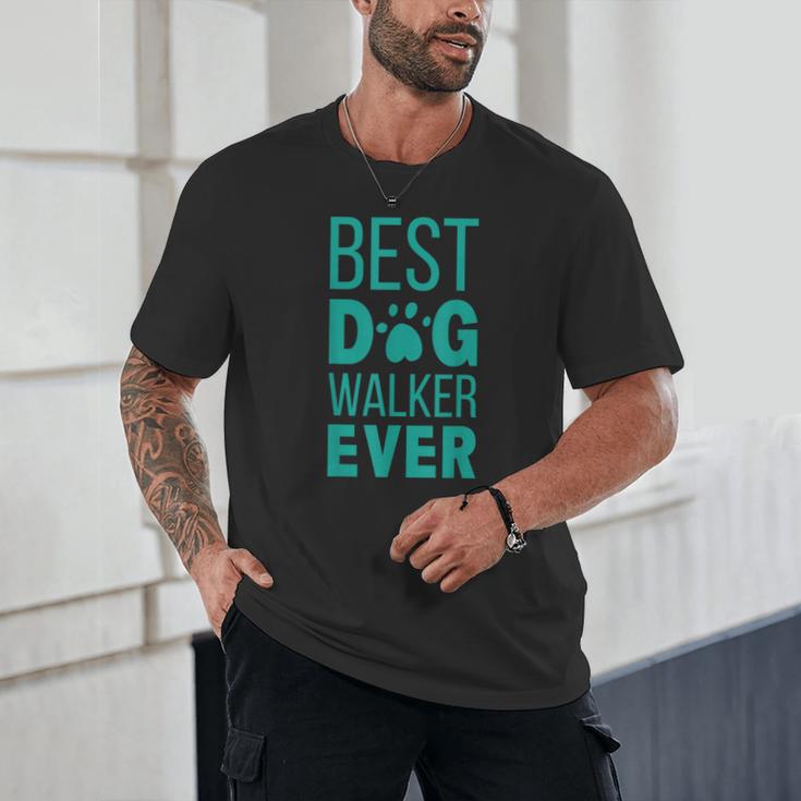 Best Dog Walker Ever Graduation New Shirt Dog Lover Unisex T-Shirt