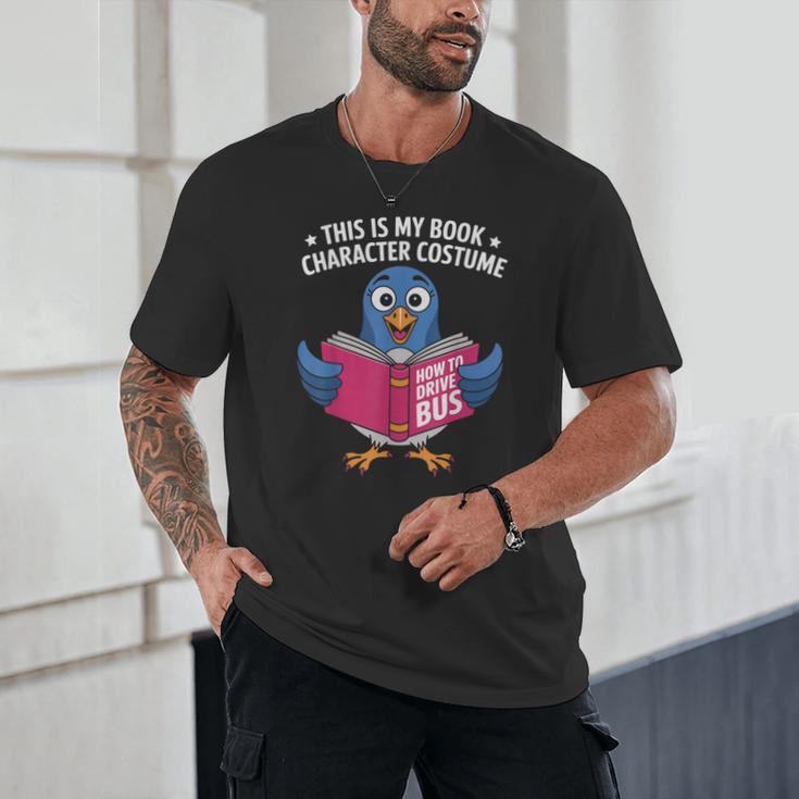 This Is My Book Character Costume Cute Pigeon Kids Reading Unisex T-Shirt This Is My Book Character Costume Cute Pigeon Kids Reading Unisex T-Shirt