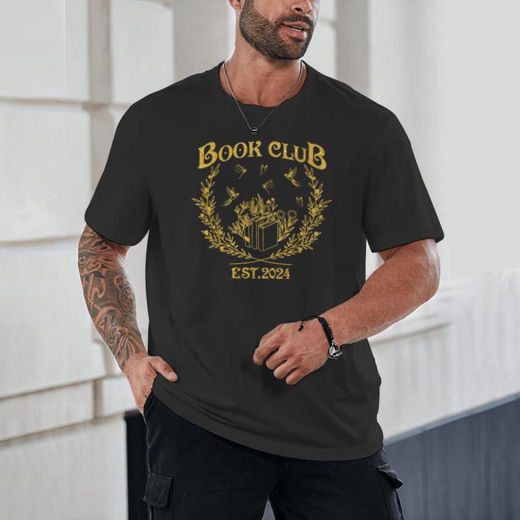Book Club Since Reading Club EST 2024 Book Lover Social Club Unisex T-Shirt