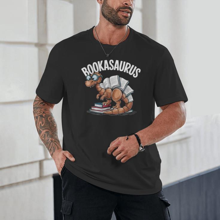 Book Dinosaur T-Rex Bookworm Dino Book Reading Unisex T-Shirt