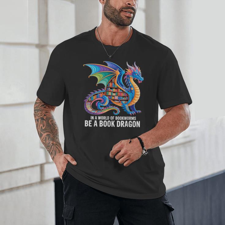 Be a Book Dragon Reading Unisex T-Shirt