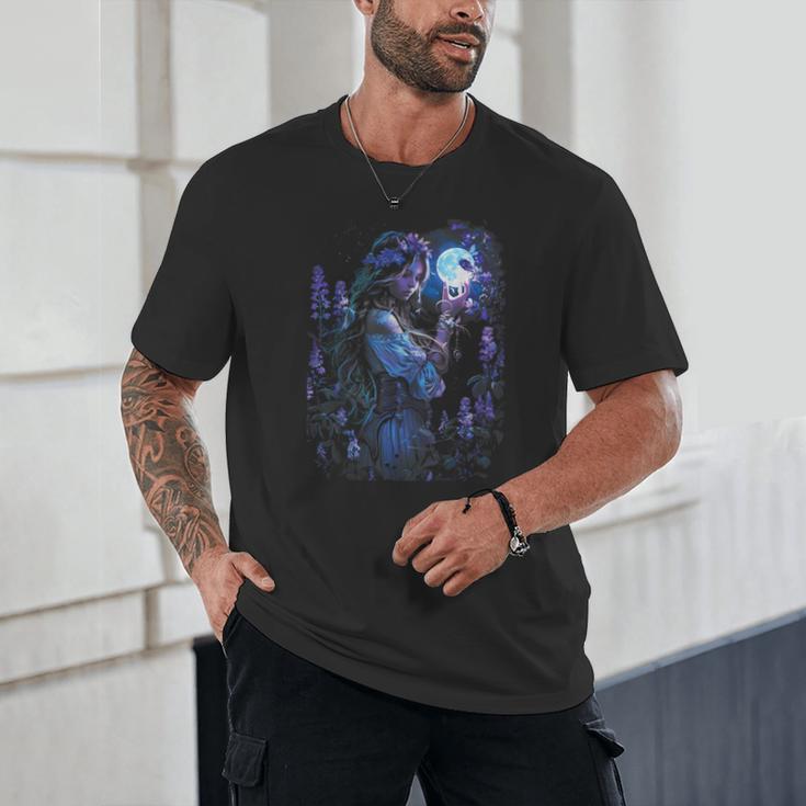 Book Fantasy Art Beautiful Elf Princess Fairy Unisex T-Shirt