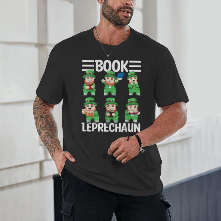 Book Leprechaun St Patrick's Day Library Librarian Reading Unisex T-Shirt Book Leprechaun St Patrick's Day Library Librarian Reading Unisex T-Shirt