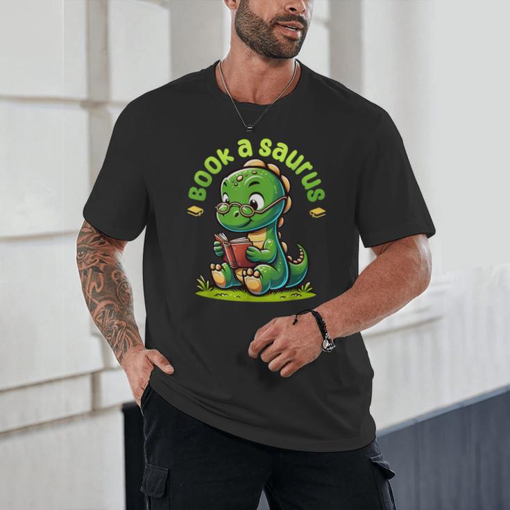 Book A Saurus Bookasaurus Dinosaur Book Girls Boys Toddler Unisex T-Shirt