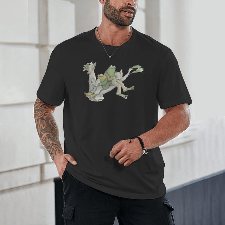Book Shirt Frog Toad Vintage Book Frog Unisex T-Shirt