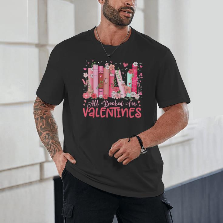 All Booked For Valentine Book Reading Women Girl Teacher Unisex T-Shirt