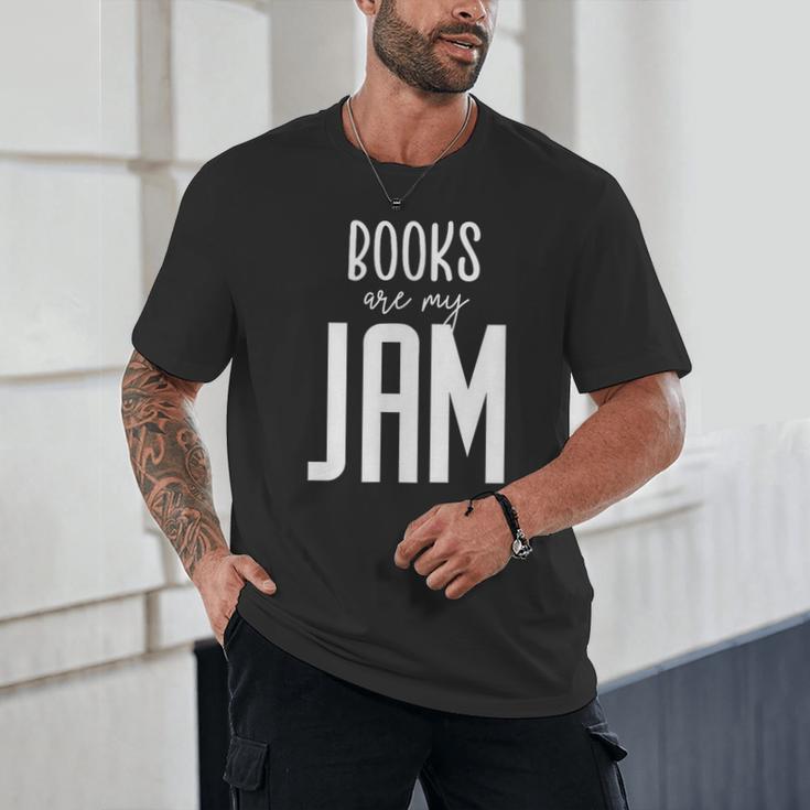 Books Are My Jam Graphic For Introverts Unisex T-Shirt Books Are My Jam Graphic For Introverts Unisex T-Shirt