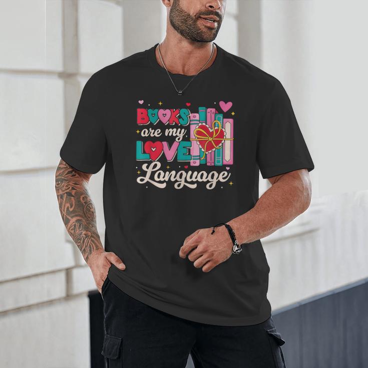 Books Are My Love Language Unisex T-Shirt