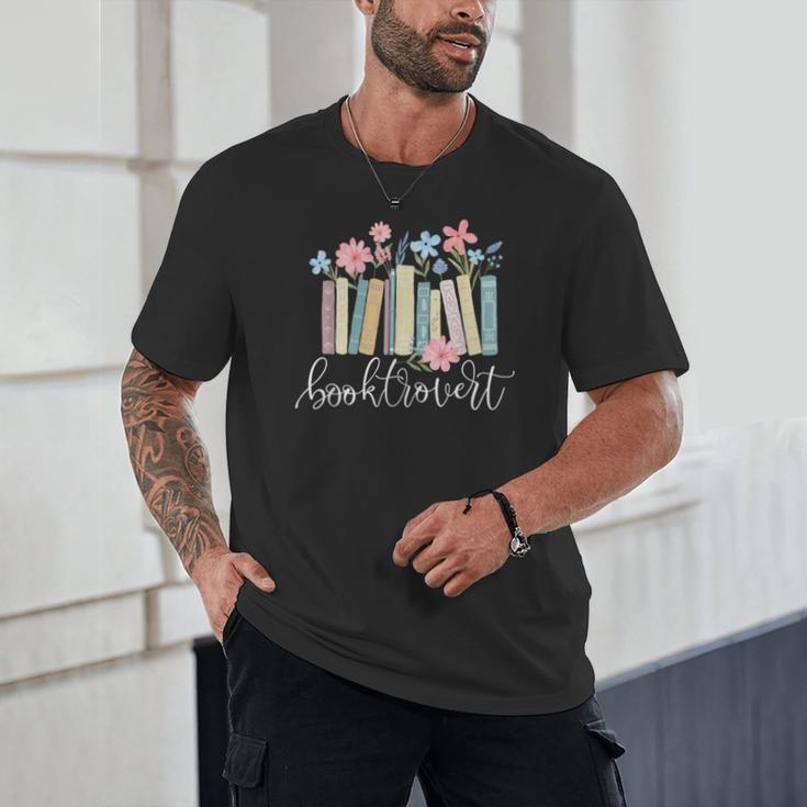 Booktrovert Book Lover Reading Bookworm Reader Unisex T-Shirt