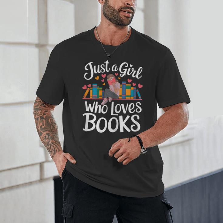 Bookworm Book Just A Girl Who Loves Books Unisex T-Shirt