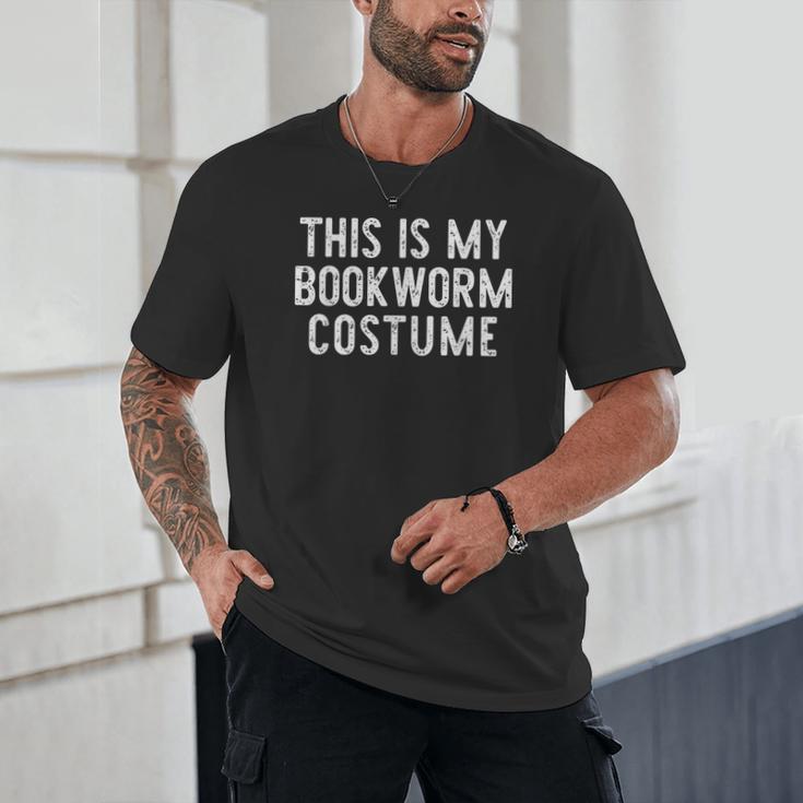This Is My Bookworm Costume Halloween Easy Book Reading Unisex T-Shirt