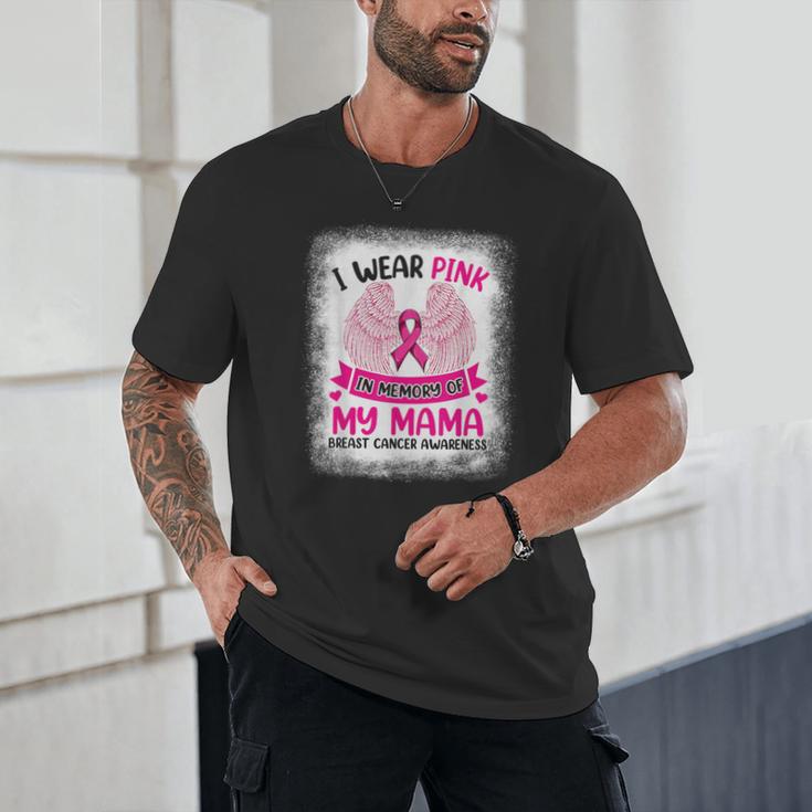 Breast Cancer Wings Shirt I Wear Pink In Memory Of My Mama Unisex T-Shirt Breast Cancer Wings Shirt I Wear Pink In Memory Of My Mama Unisex T-Shirt